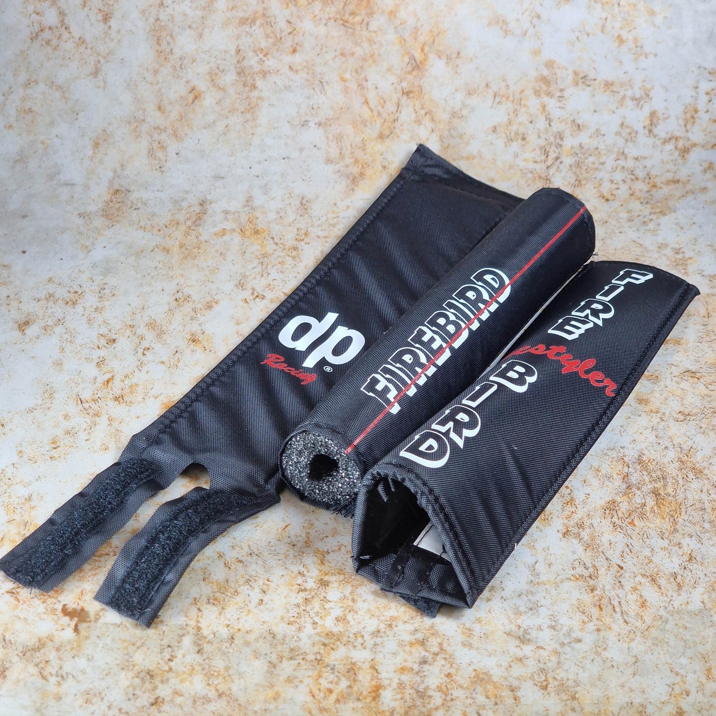 DP Racing Old School BMX Black / Without Grommet DP Racing Firebird Velcro / Nylon Pad Set by Flite