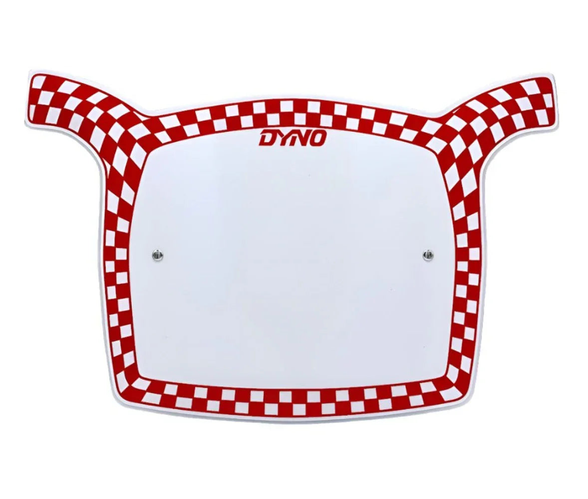 Flite Old School BMX Dyno D-1 Stadium Checker Number Plate