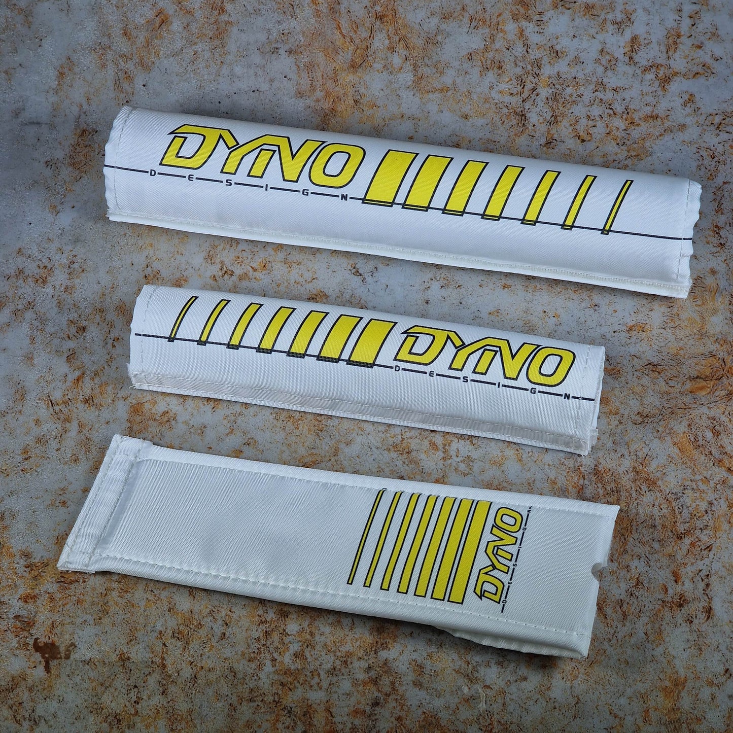 Flite Old School BMX Yellow / 1.25" Dyno D2 Pad Set by Flite