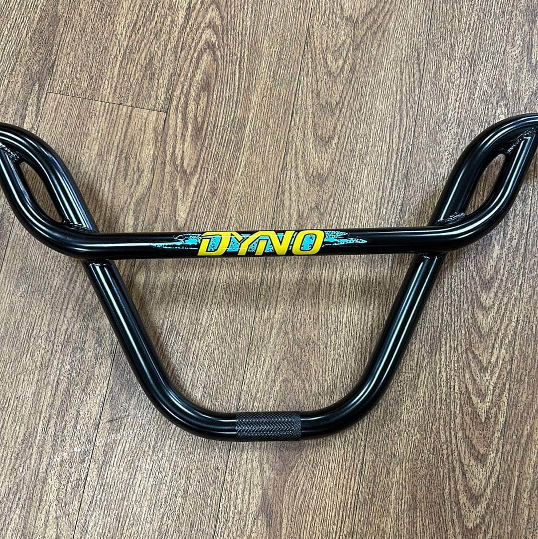 GT Old School BMX 9.125 / Black / 22.2mm Standard Dyno Pretzel Bars 9.125" Black