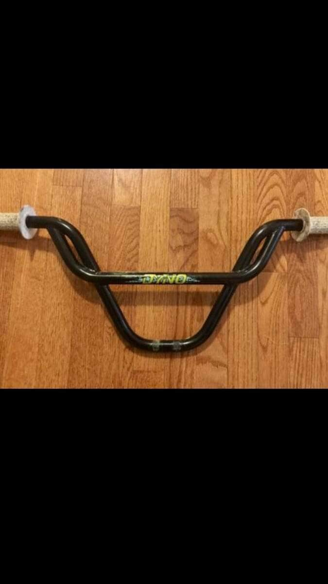 GT Old School BMX 9.125 / Black / 22.2mm Standard Dyno Pretzel Bars 9.125" Black