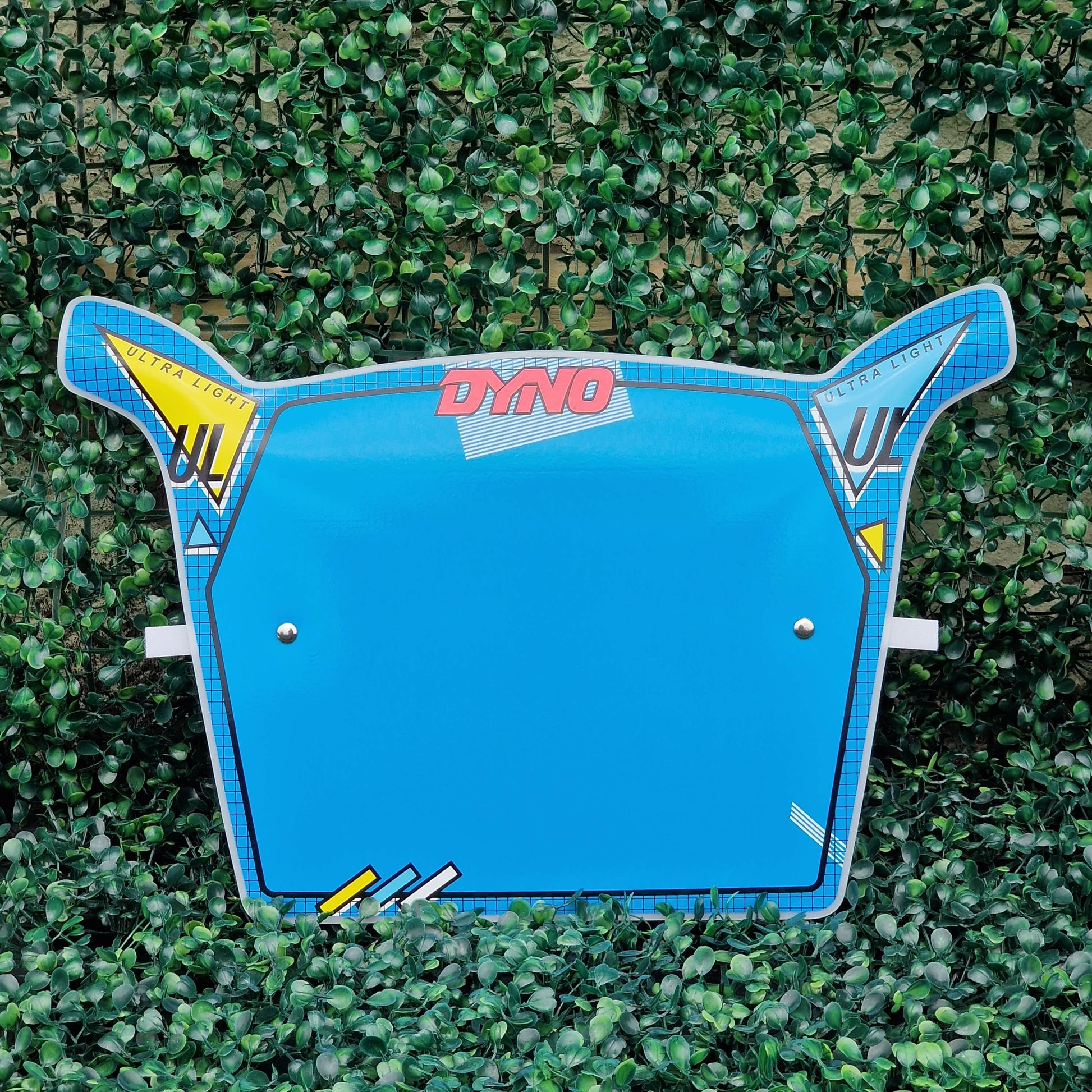 Flite Old School BMX Malibu Blue Dyno UL Number Plate Limited Edition Colours