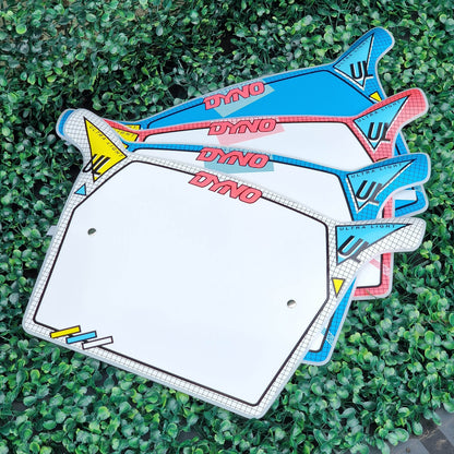 Flite Old School BMX Dyno UL Number Plate Limited Edition Colours