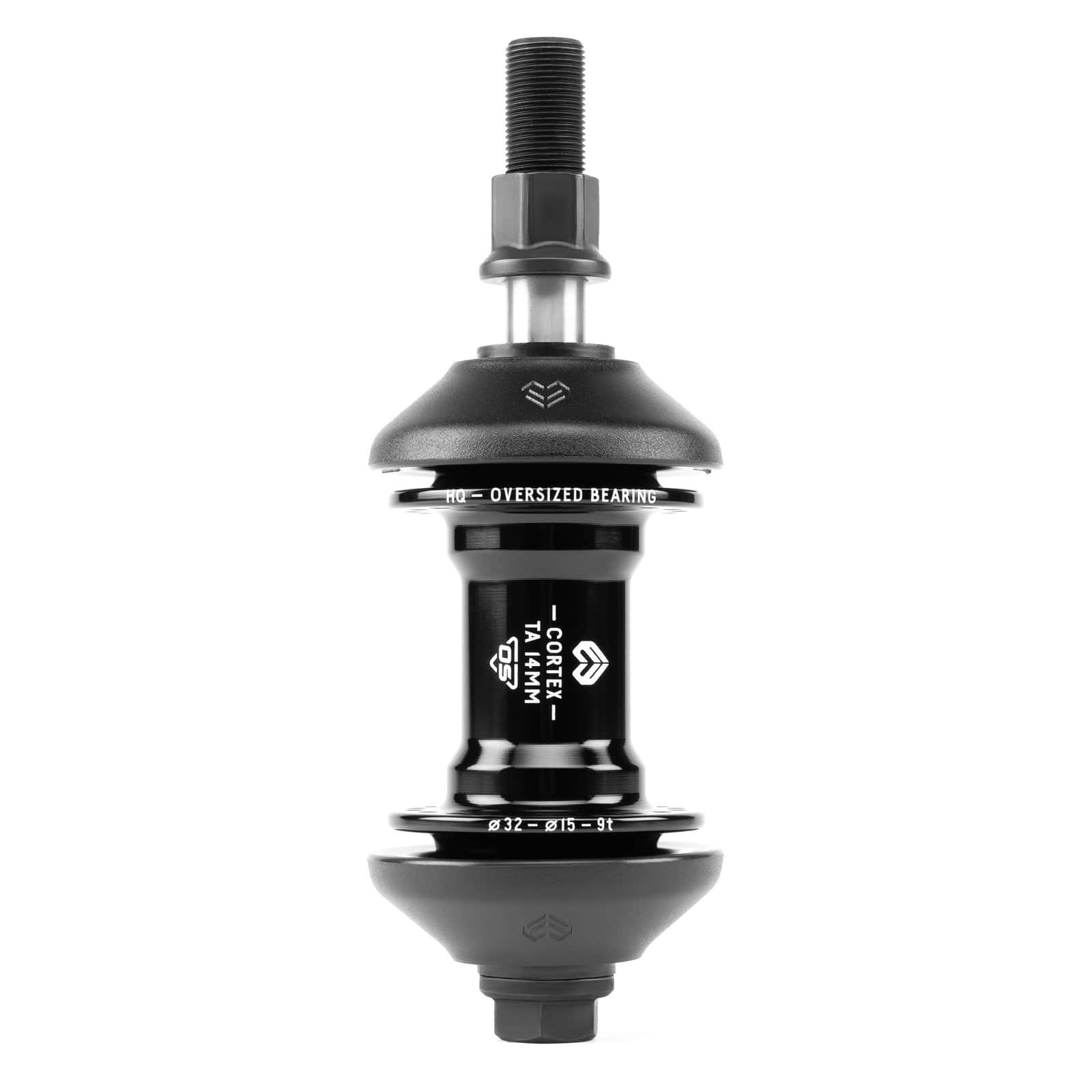 Eclat BMX Parts Black Eclat Cortex TA Thru Axle Front Hub