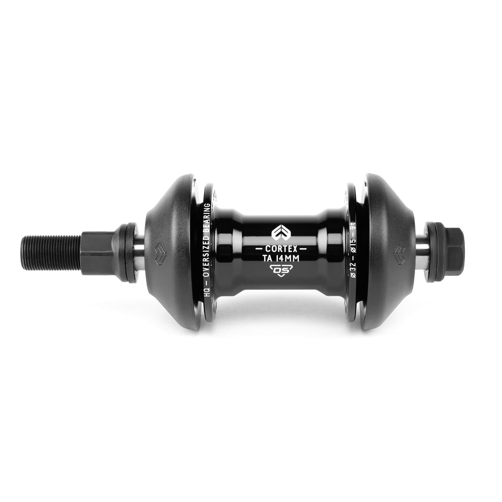 Eclat BMX Parts Black Eclat Cortex TA Thru Axle Front Hub