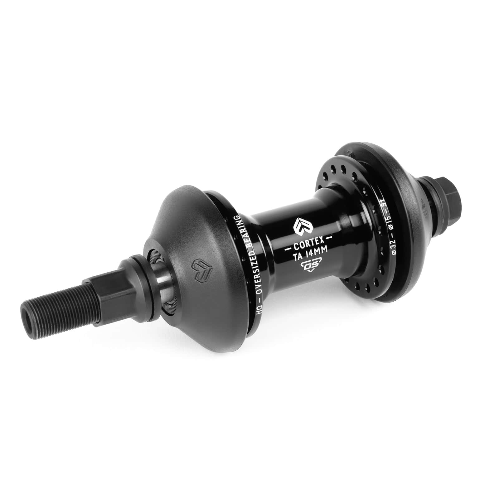 Eclat BMX Parts Black Eclat Cortex TA Thru Axle Front Hub