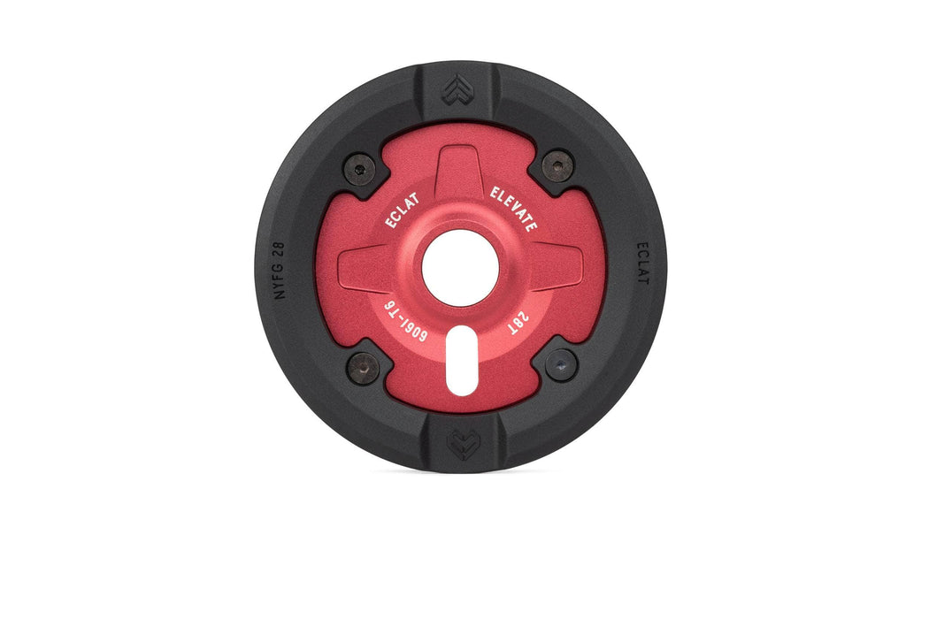 Eclat BMX Parts Sandblast Red / 25T Eclat Elevate Guard Sprocket with Replaceable Nylon Guard