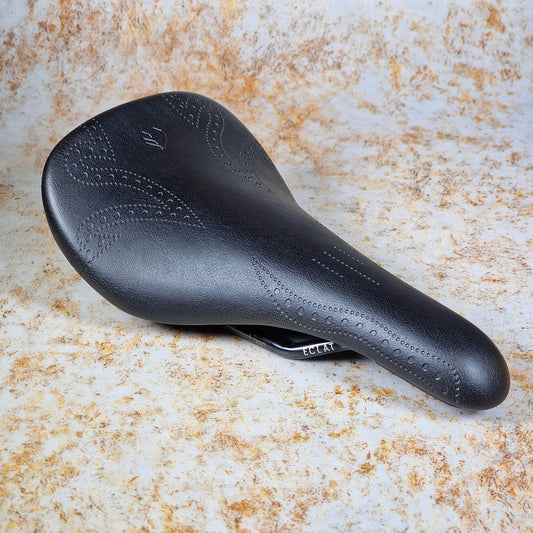 Eclat BMX Parts TYSON Black Leather / Slim Eclat Exile Railed Seat