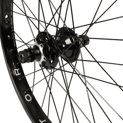 Eclat BMX Parts Black / RHD Eclat Locator / Exile Disc Cassette Rear Wheel