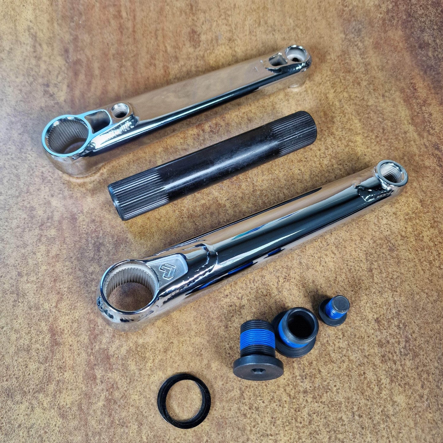 Eclat BMX Parts 160mm / Chrome Eclat Onyx 3 Piece 24mm Cranks