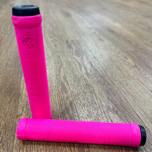 Eclat BMX Parts Hot Pink Eclat Pulsar Flangeless Grips Made by ODI