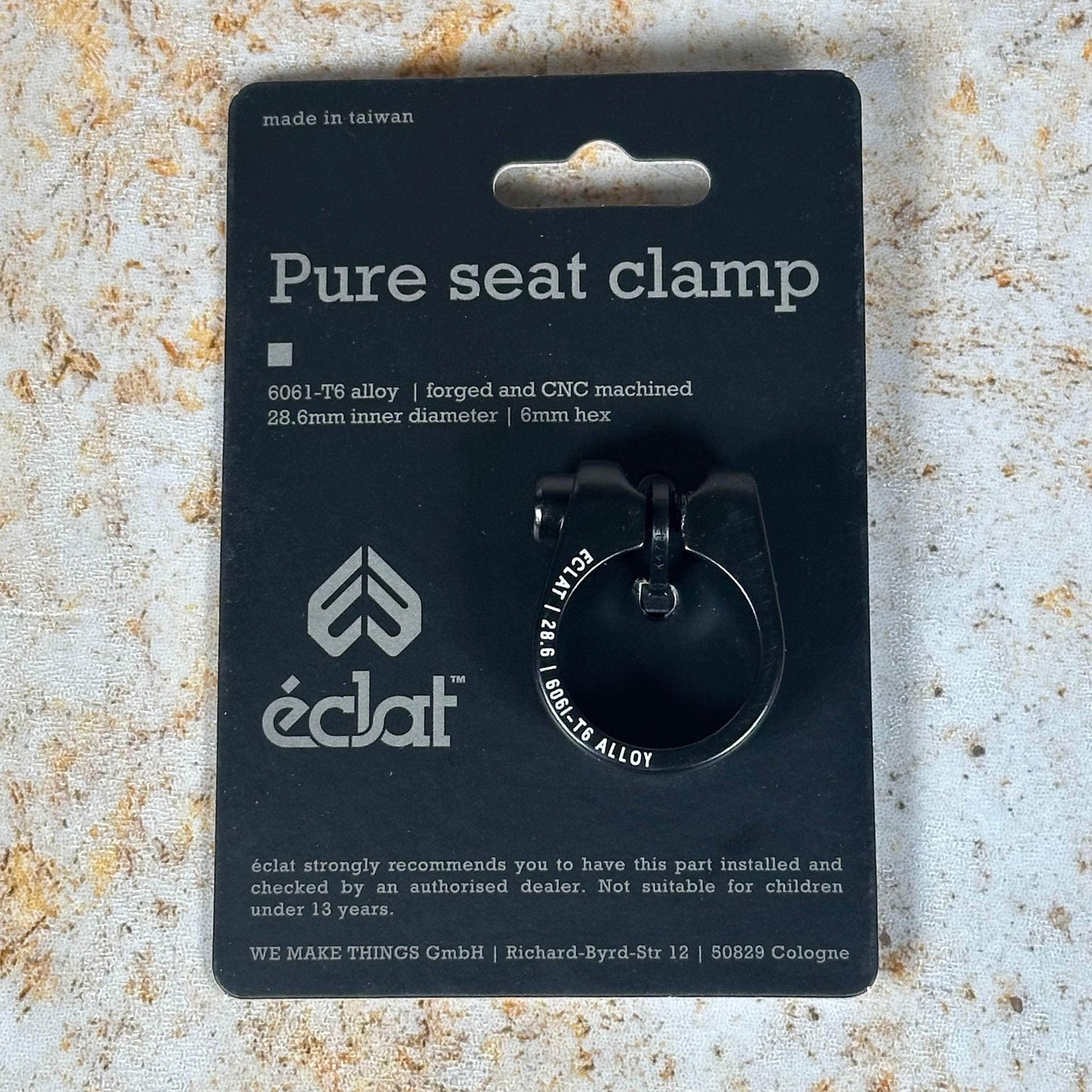 Eclat BMX Parts Black Eclat Pure Seatpost Clamp