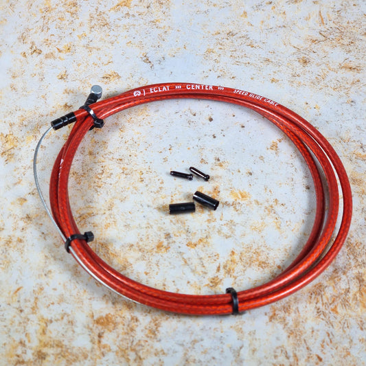 Eclat BMX Parts Translucent Red Eclat The Center Linear Brake Cable