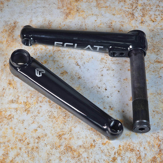 Eclat BMX Parts Eclat Tibia 2 Piece 22mm Cranks Gloss Black