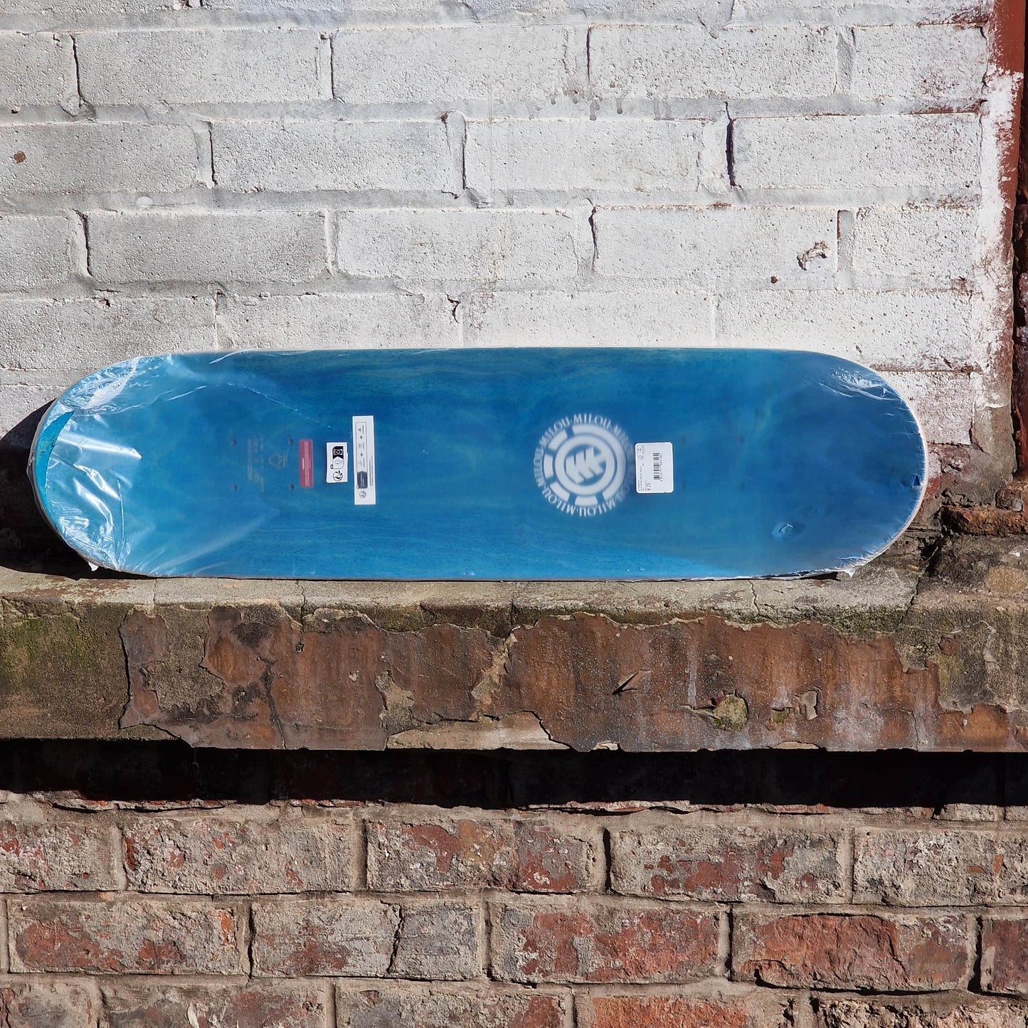 Element Skateboards 8.25 Element Blue Moon Vincent Milou Blue / Chrome 8.25" Skateboard Deck