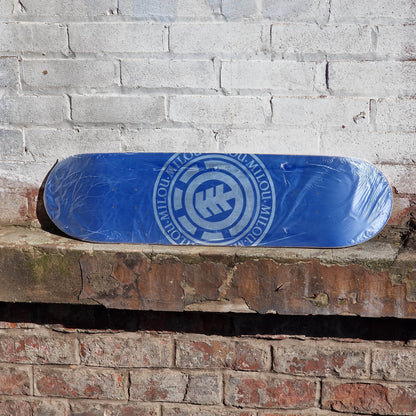 Element Skateboards 8.25 Element Blue Moon Vincent Milou Blue / Chrome 8.25" Skateboard Deck
