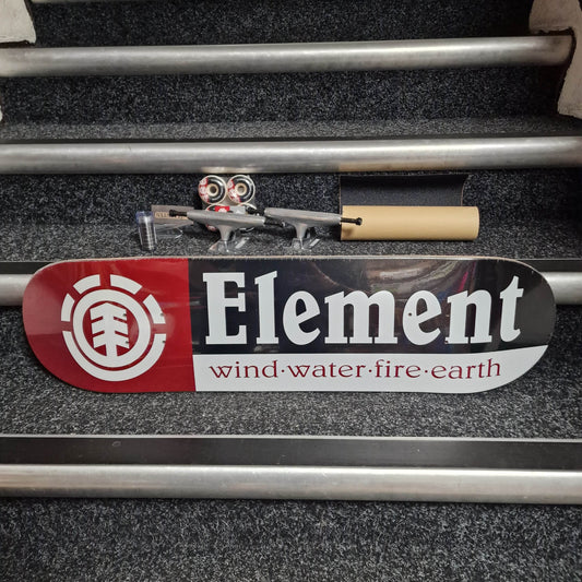 Element Skateboards Element Section Black/White/Red Complete Skateboard Kit