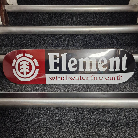 Element Skateboards Element Section Black/White/Red Team Skateboard Deck