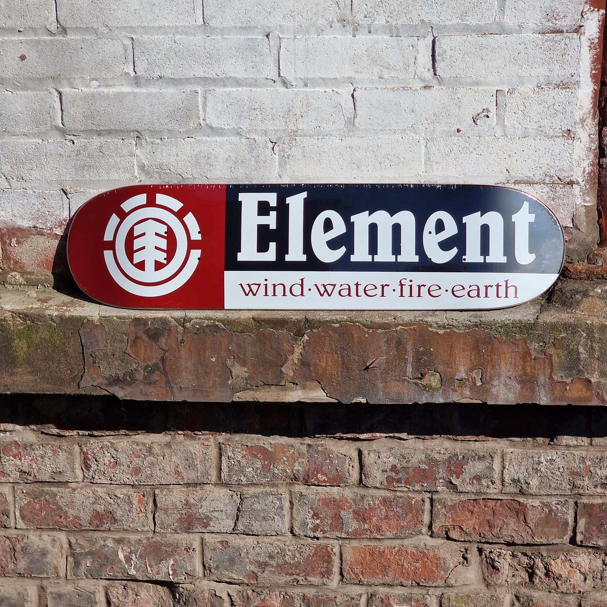 Element Skateboards Element Section Black/White/Red Team Skateboard Deck