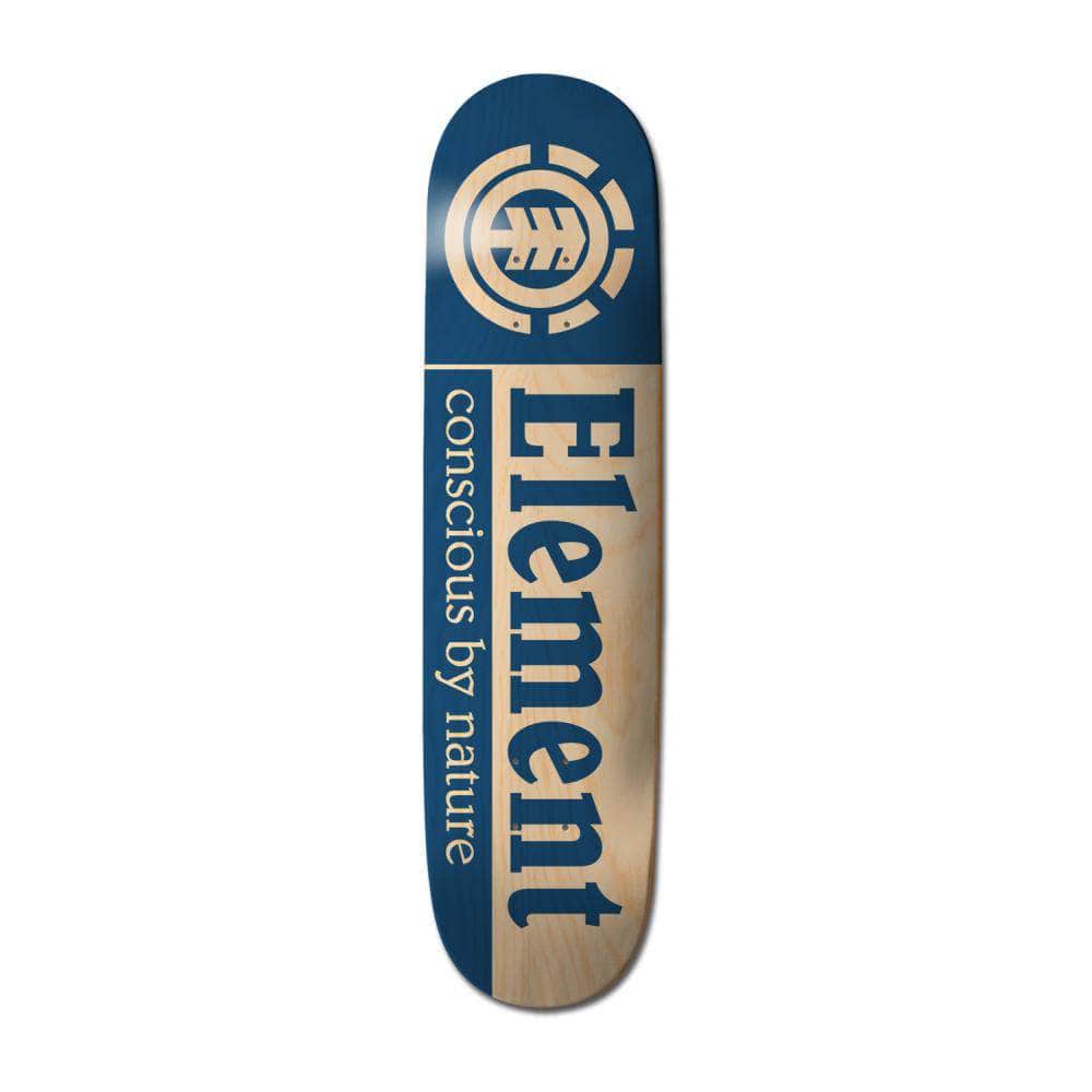 Element Skateboards 8.5 Element Section Team Birch / Blue Skateboard Deck