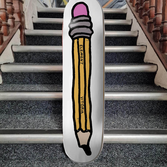Element Skateboards 8.25 Element Vitória Mendoça White / Yellow 8.0" Skateboard Deck