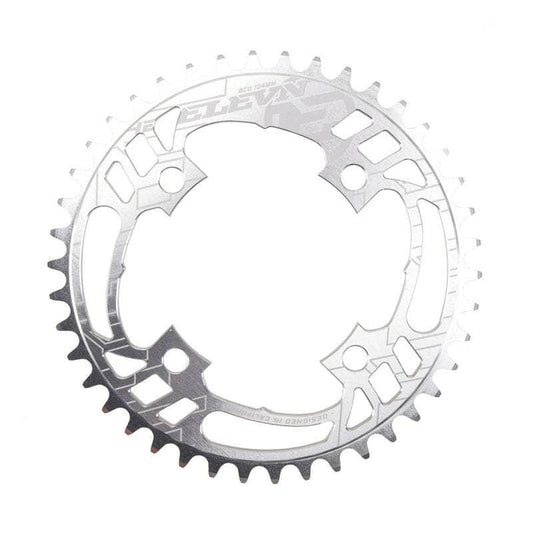 Elevn BMX Racing Polished / 38T Elevn Flow 104BCD 4 Arm Chainring Polished