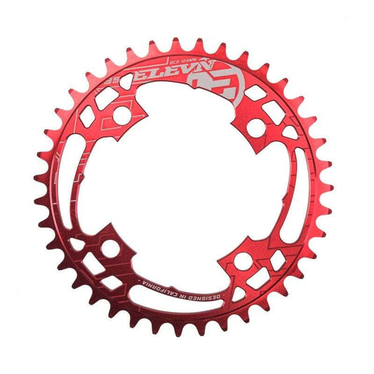 Elevn BMX Racing Red / 38T Elevn Flow 104BCD 4 Arm Chainring Red
