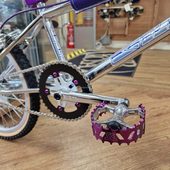 GT BMX Bikes ELF 1990 Custom Bike Chrome / Purple