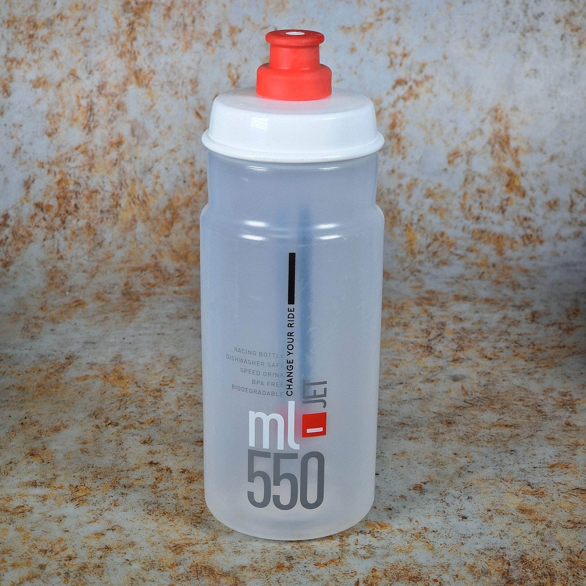 Elite Clear / Red Elite Jet Biodegradable Bottle 550ml