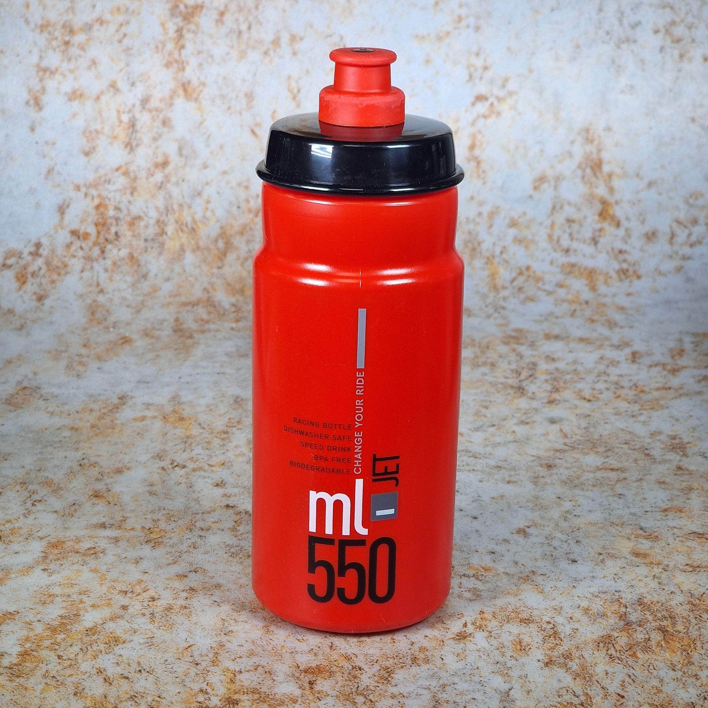 Elite Red / Black Elite Jet Biodegradable Bottle 550ml