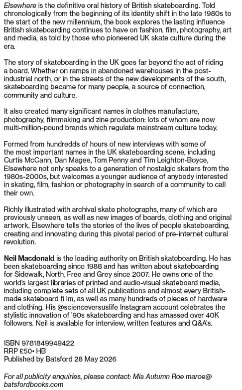 Read and Destroy Elsewhere - The Story of UK Skateboarding 1987 - 2002 Book