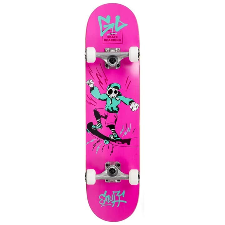 Enuff Skateboards 7.25 / Pink Enuff Skully Complete Skateboard