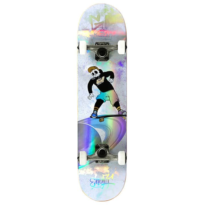 Enuff Skateboards 7.25 / White Hologram Enuff Skully Hologram Complete Skateboard