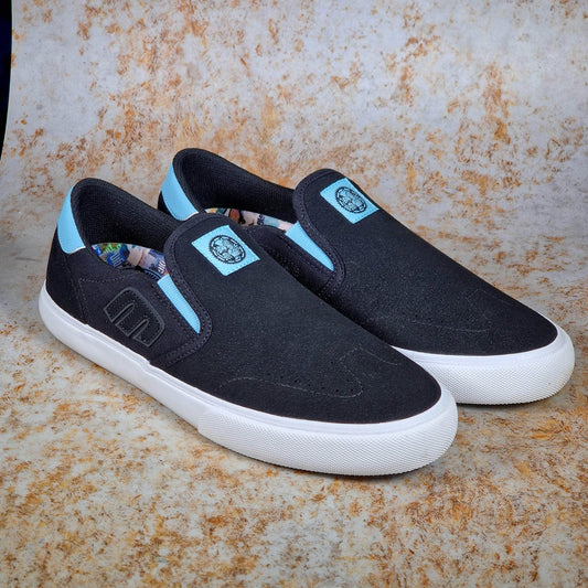 Etnies Clothing & Shoes Etnies Lo-Cut Slip x Dig Shoes Black / Blue