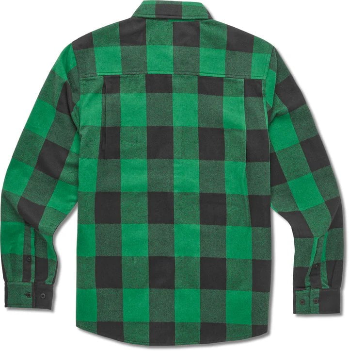 Etnies Clothing & Shoes Etnies x Dig Longsleeve Flannel Shirt Green / Black