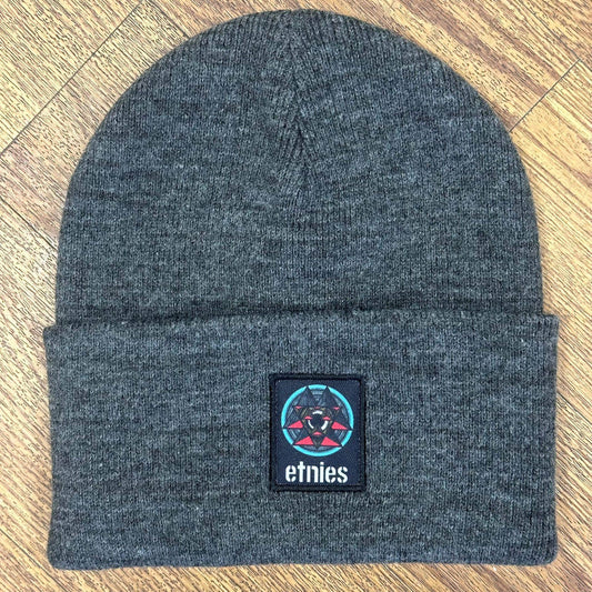 Etnies Clothing & Shoes Black Heather Etnies x Thomas Hooper Beanie Black Heather