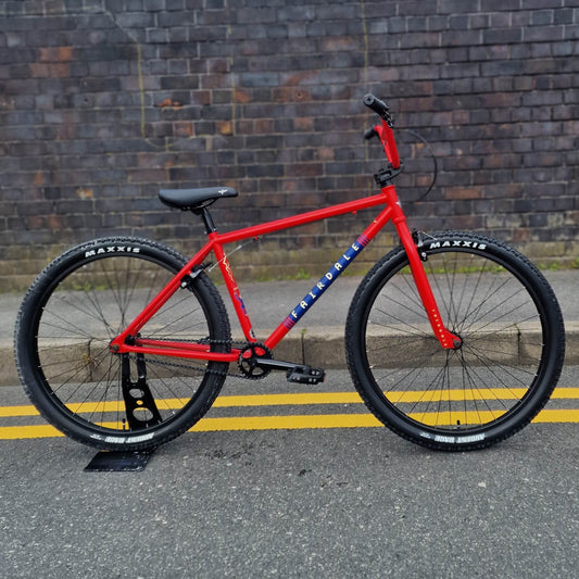 Fairdale BMX Bikes Matte Fire Engine Red Fairdale 2026 Taj 27.5 Inch Bike Matte Fire Engine Red