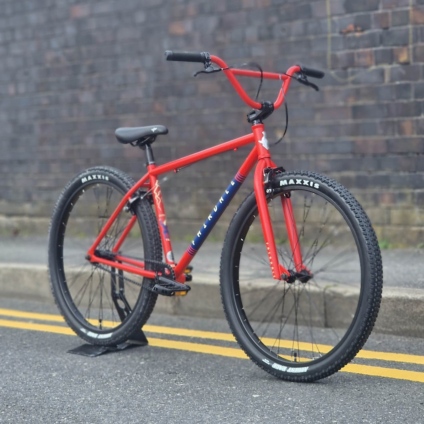 Fairdale BMX Bikes Matte Fire Engine Red Fairdale 2026 Taj 27.5 Inch Bike Matte Fire Engine Red