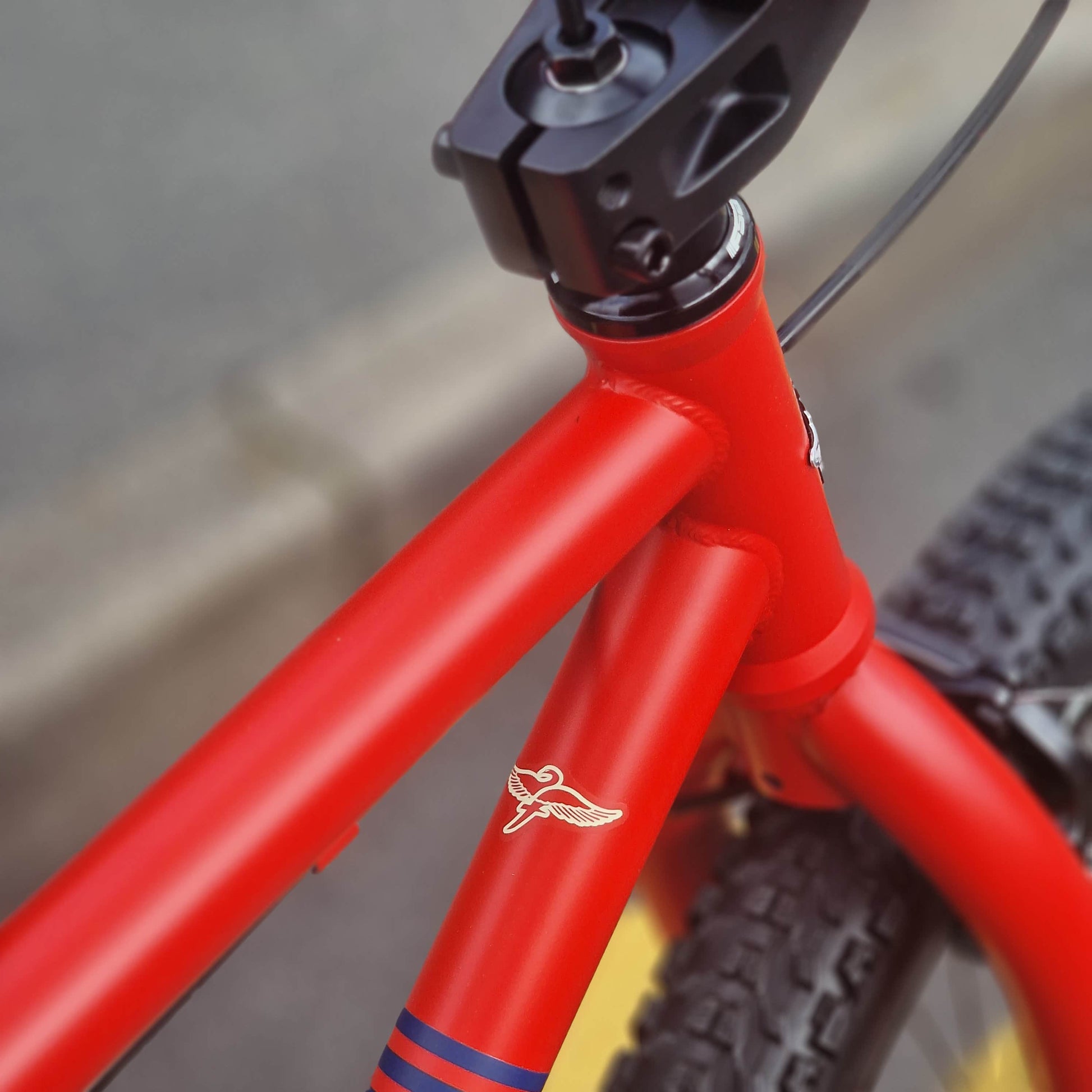 Fairdale BMX Bikes Matte Fire Engine Red Fairdale 2026 Taj 27.5 Inch Bike Matte Fire Engine Red