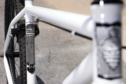 Fairdale BMX Bikes Gloss White Fairdale 2027 Taj 27.5 Inch Bike Gloss White