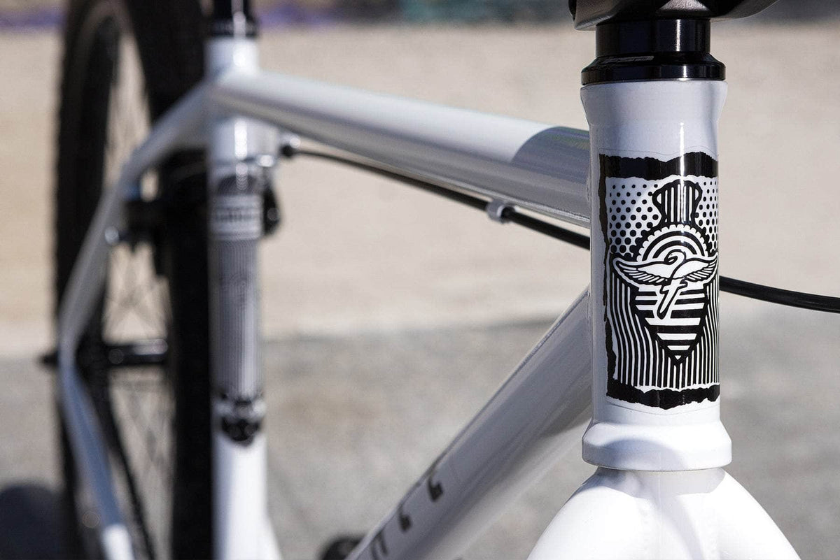 Fairdale BMX Bikes Gloss White Fairdale 2027 Taj 27.5 Inch Bike Gloss White