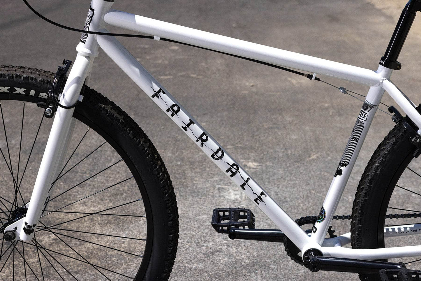 Fairdale BMX Bikes Gloss White Fairdale 2027 Taj 27.5 Inch Bike Gloss White