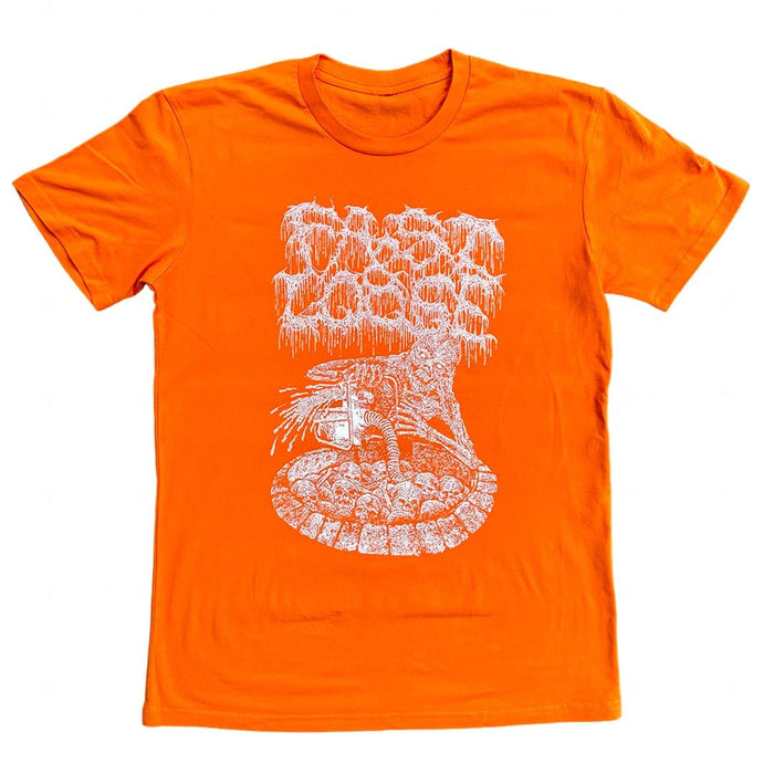 Fast and Loose Clothing & Shoes Fast and Loose Skeletal Cleansing T-Shirt Orange