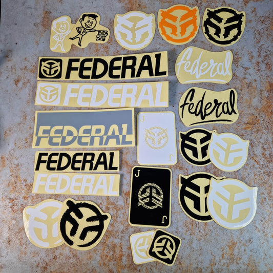 Federal BMX Parts Federal 22 Piece Sticker Pack