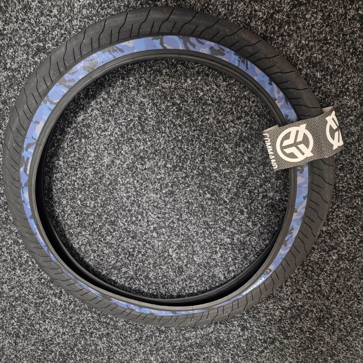 Federal BMX Parts Federal Command LP 2.40" Tyre Black with Blue Camo Sidewall