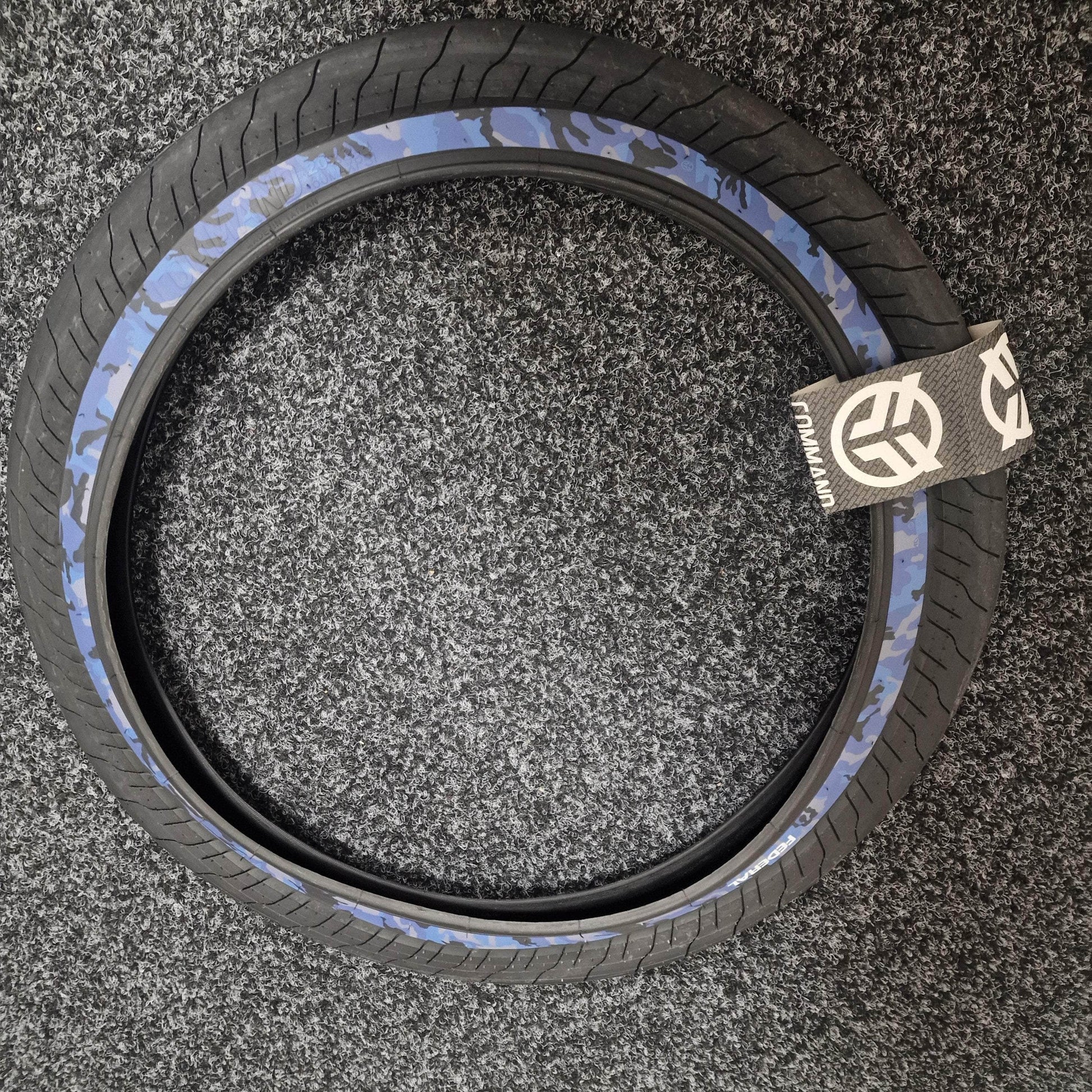 Federal BMX Parts Federal Command LP 2.40" Tyre Black with Blue Camo Sidewall