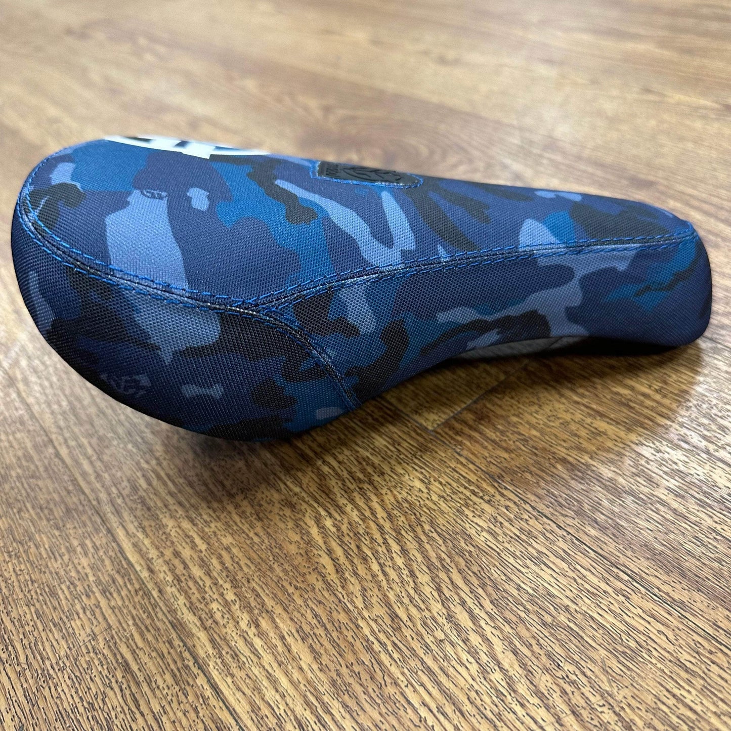 Federal BMX Parts Federal Mid Pivotal Logo Seat Blue Camo with White Logo