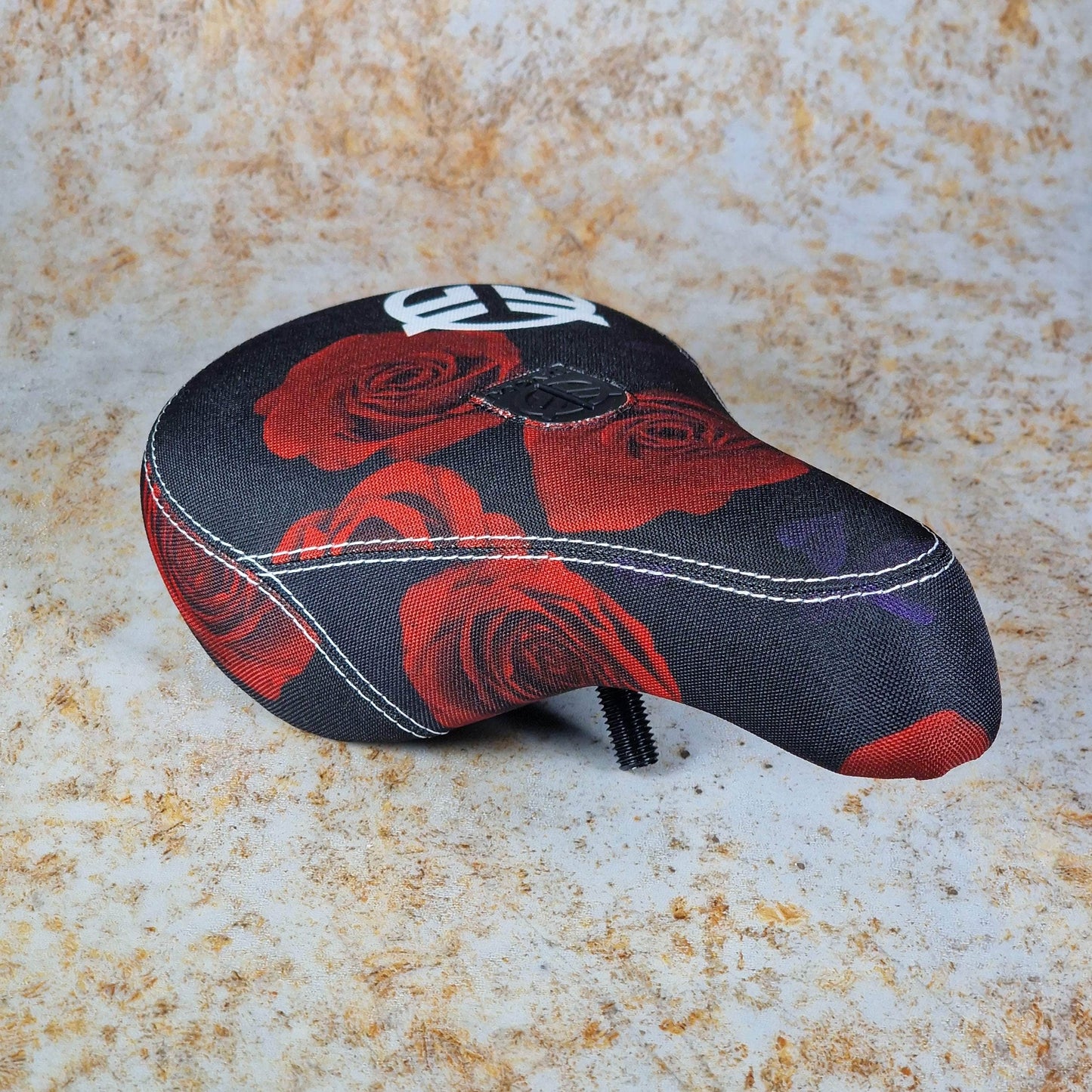 Federal BMX Parts Federal Mid Pivotal Roses Seat Black / Red with White Logo