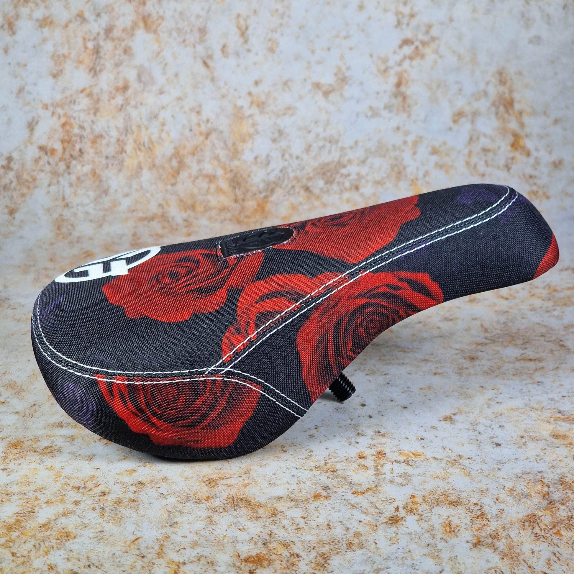 Federal BMX Parts Federal Mid Pivotal Roses Seat Black / Red with White Logo