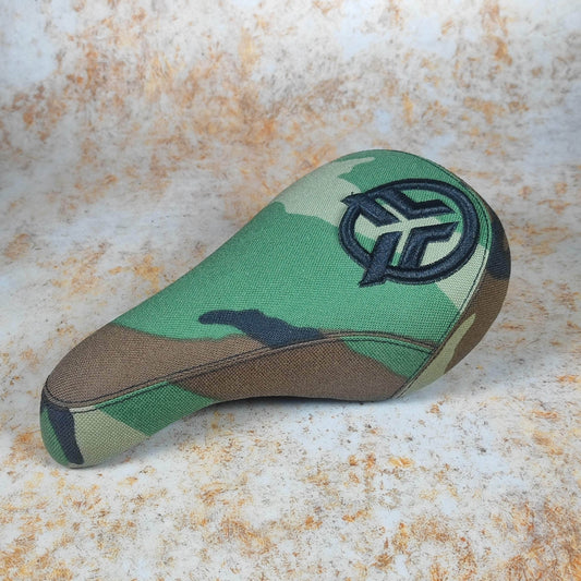 Federal BMX Parts Federal Mid Stealth Logo Seat Camo with Raised Black Embroidery